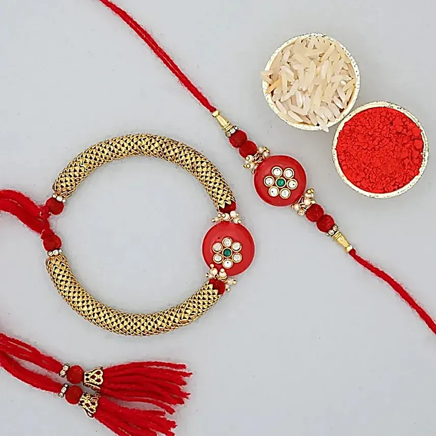 Sneh Meenakari Bhaiya Bhabhi Rakhi N Lindt Excellence