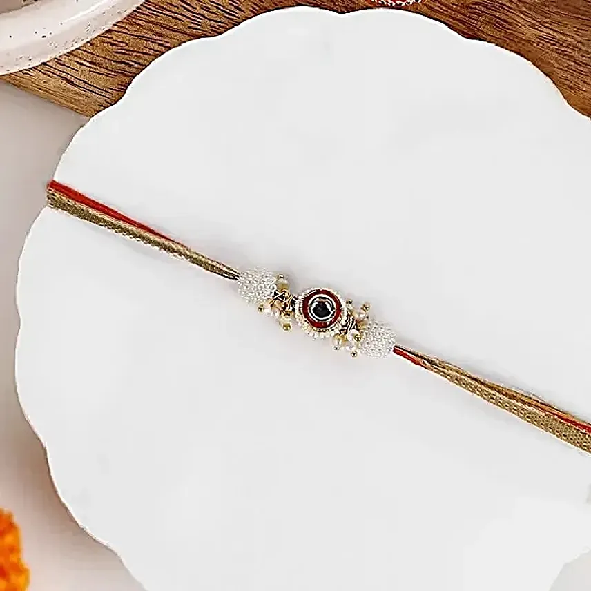 Vadilal Sugar Free Sweet N Ornate Meenakari Rakhi Duo