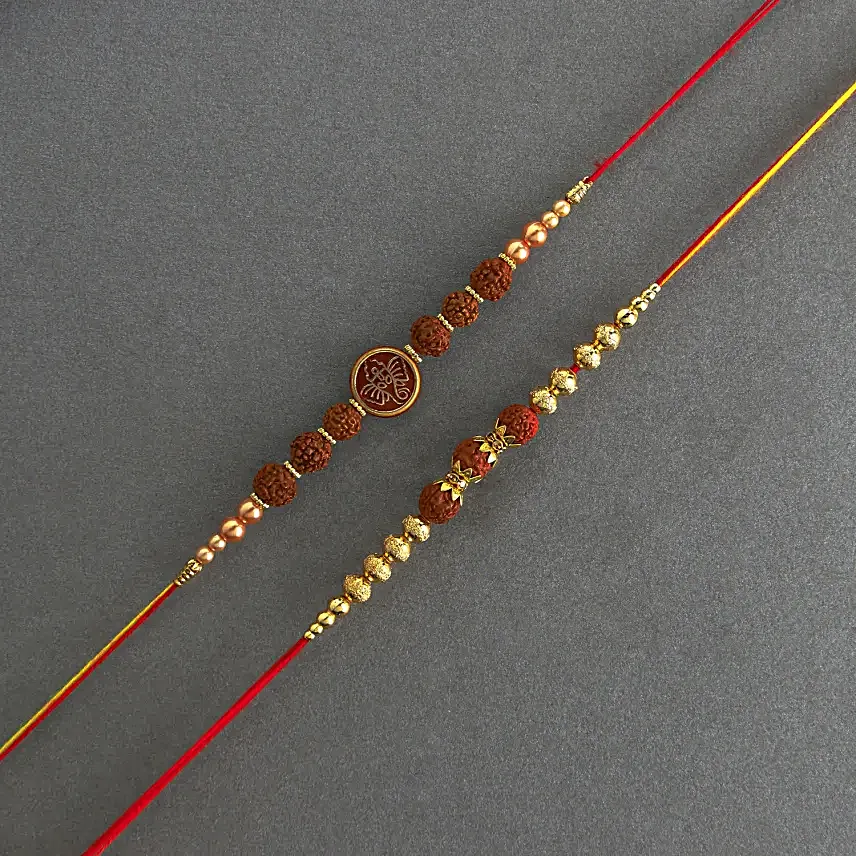Serene Spirit Rudraksha Rakhi