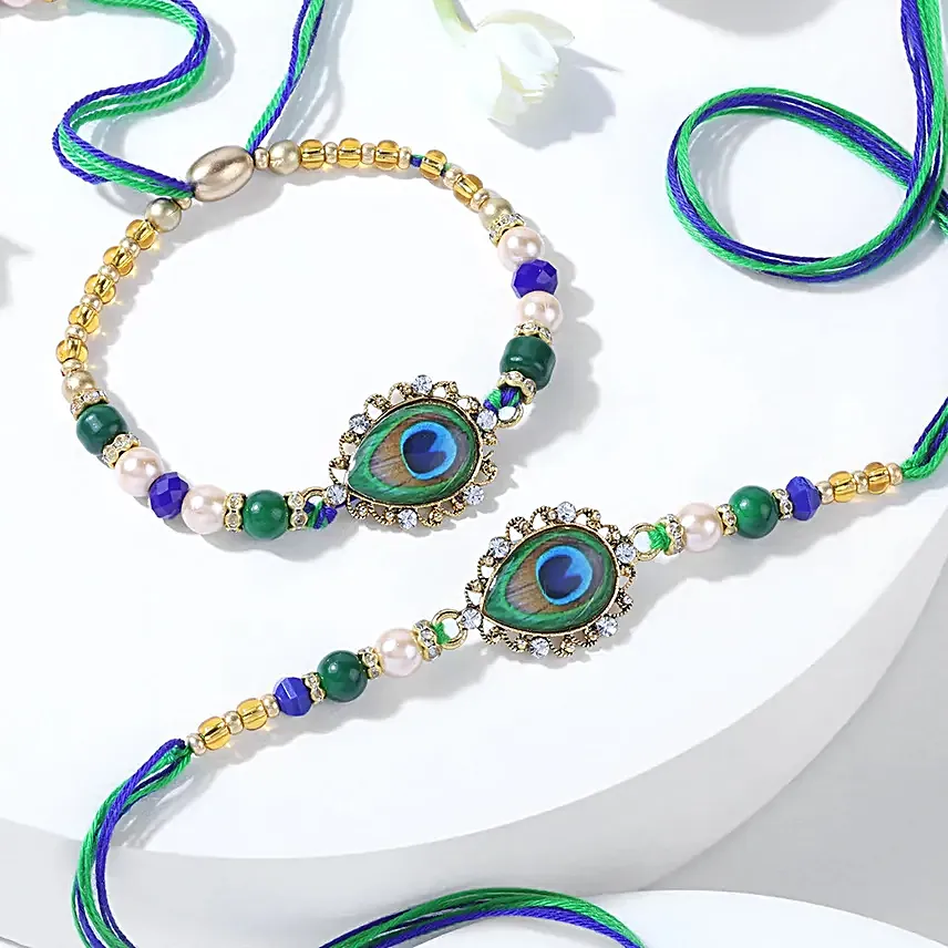 The Royal Elegance Meenakari Rakhi