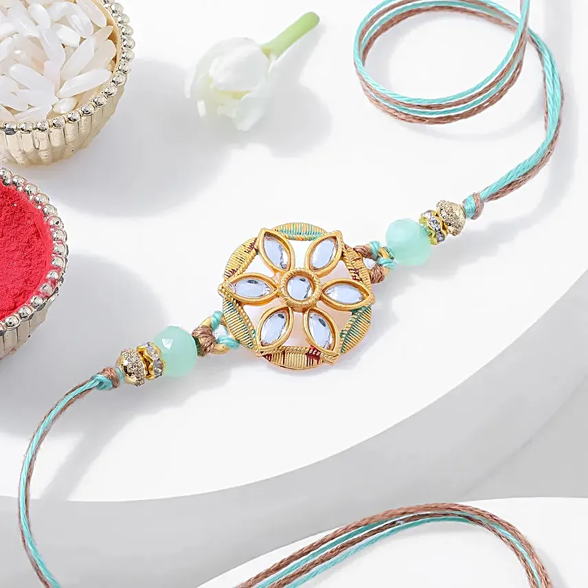 Ethereal Rakhi N Sweets Hamper