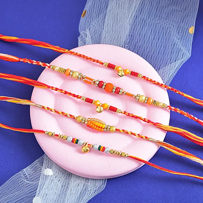 Celebration of Sibling Love Rakhi Set