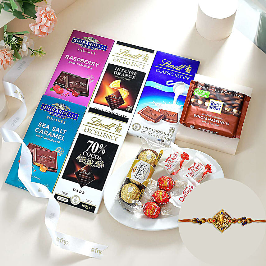 Celestial Ganesha Serenade Rakhi N SUrprise Treats