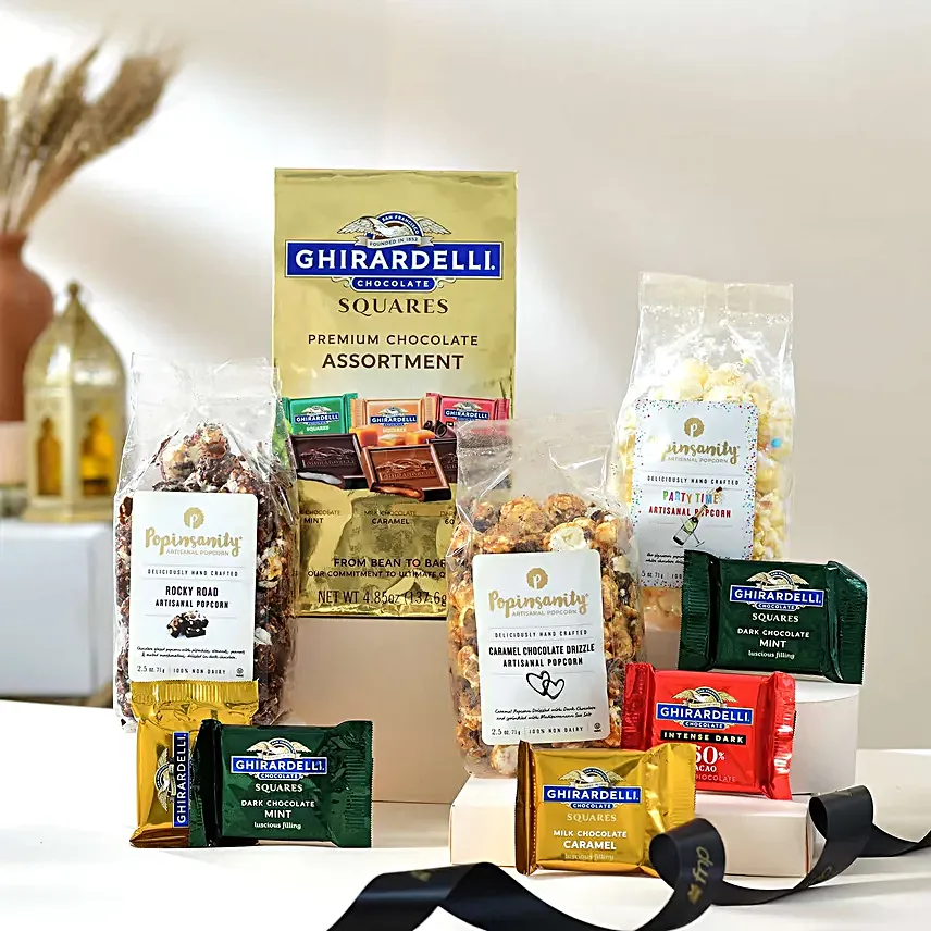 Chocolate N Popcorn Blissful Hamper