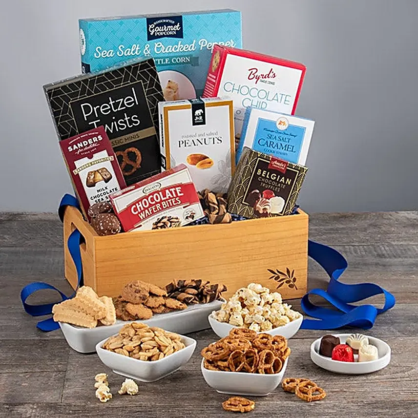 Chocolates and Snacks Basket