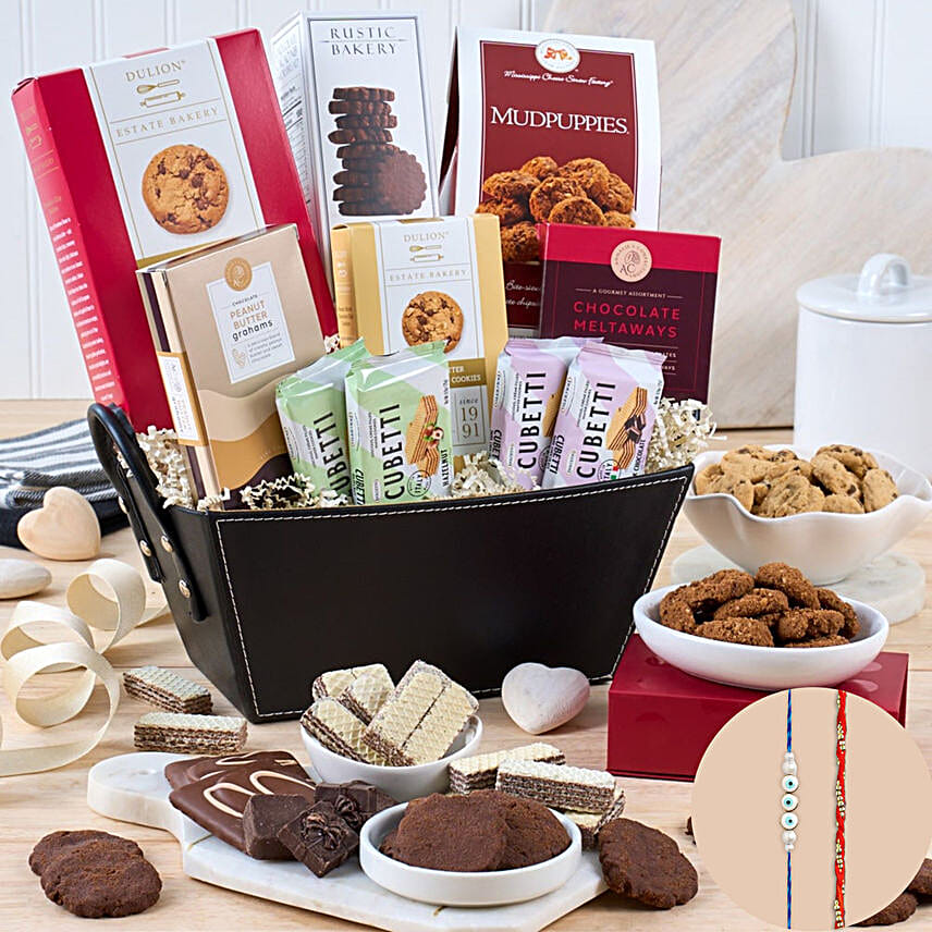 Classic Chocolate Gift Basket For Rakhi