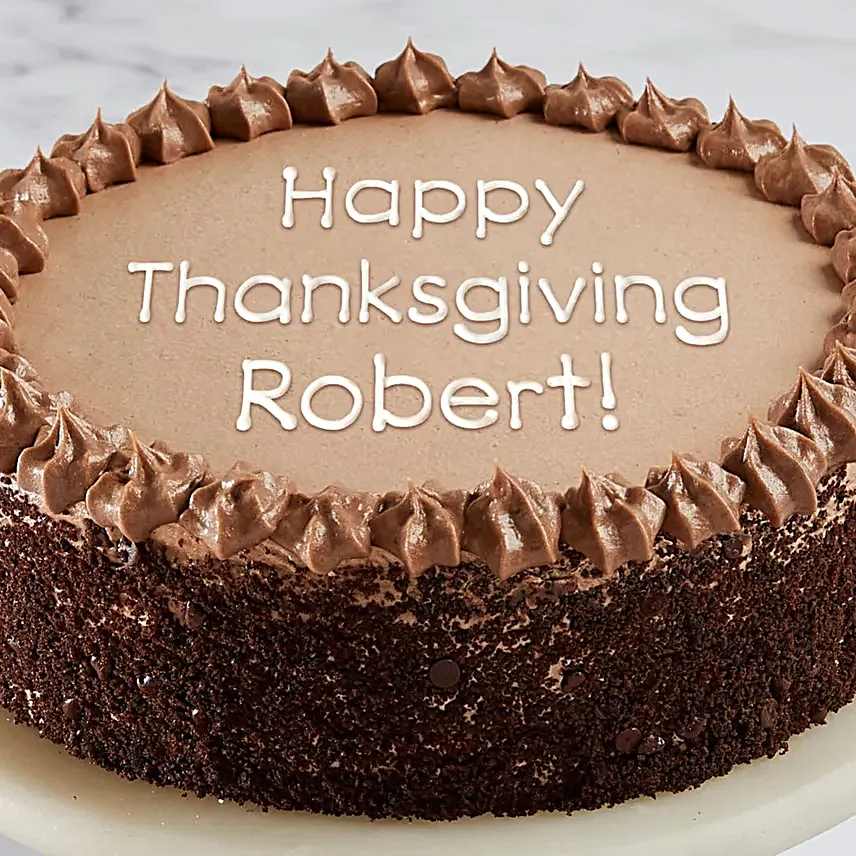 Double Chocolate Cake With Personalization