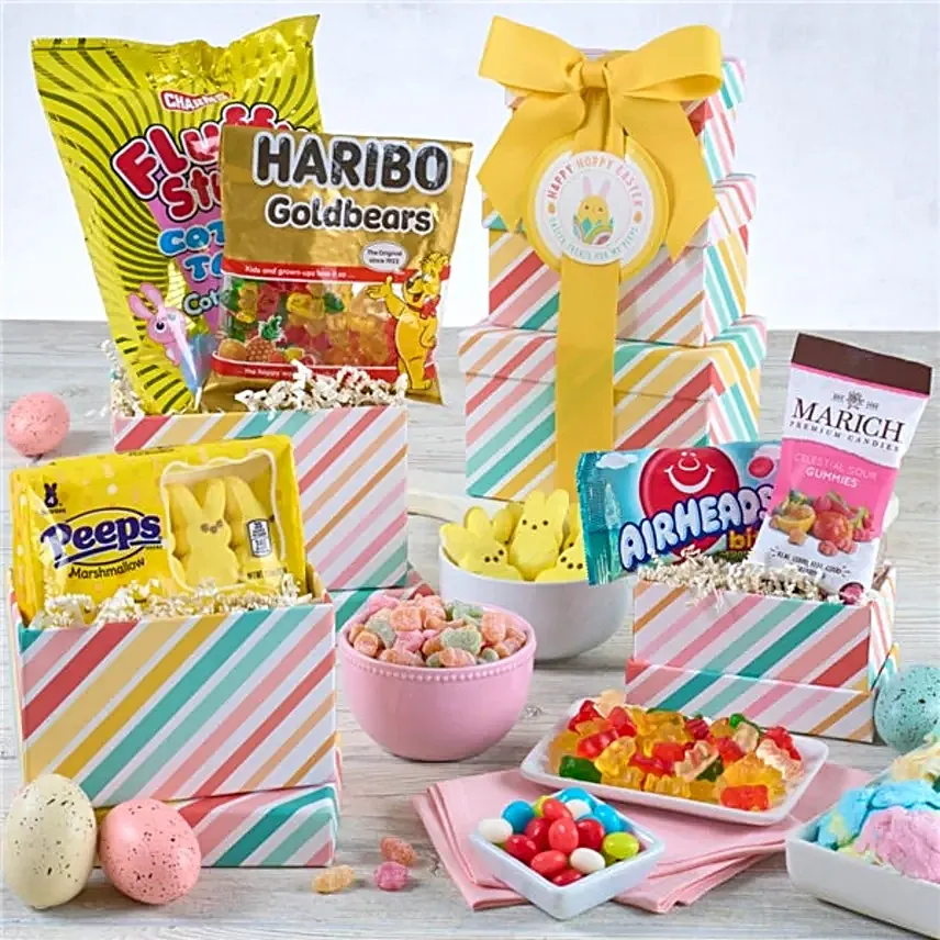 Easter Bunny Gift Tower