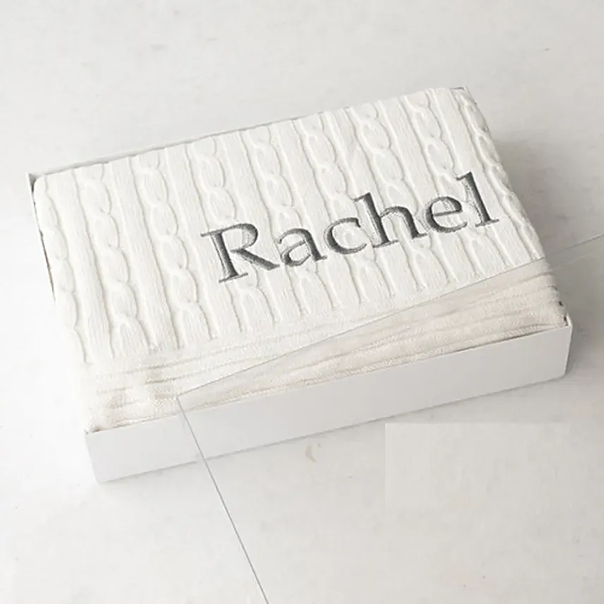 Embroidered Blanket Adult