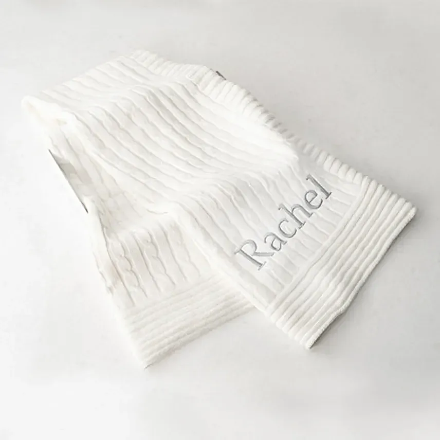 Embroidered Blanket Adult
