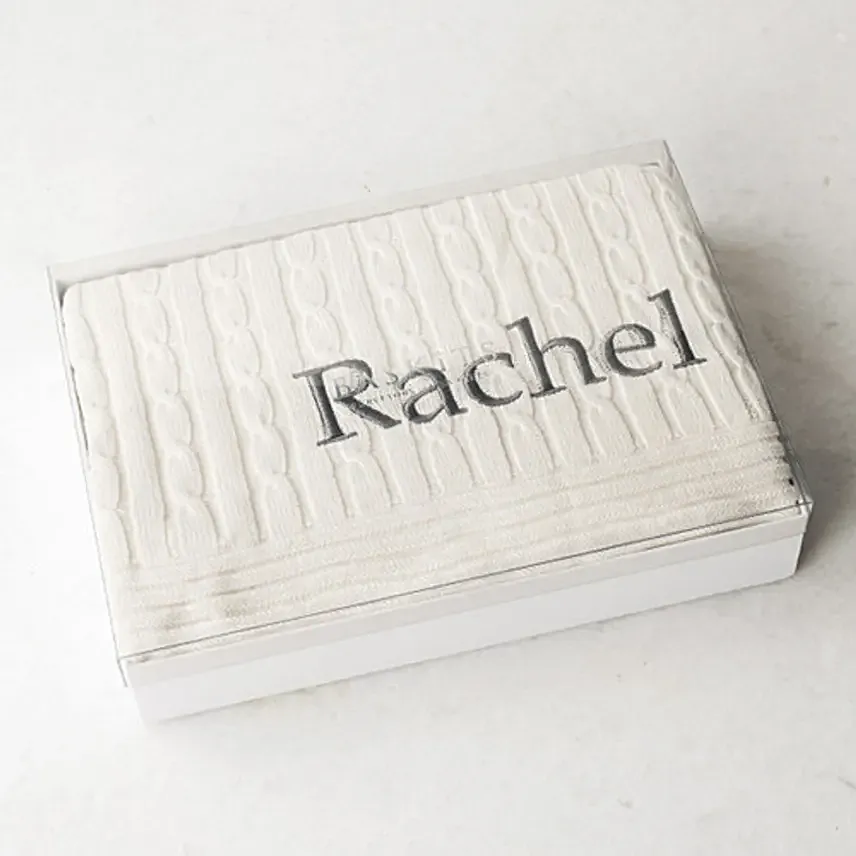 Embroidered Blanket Adult