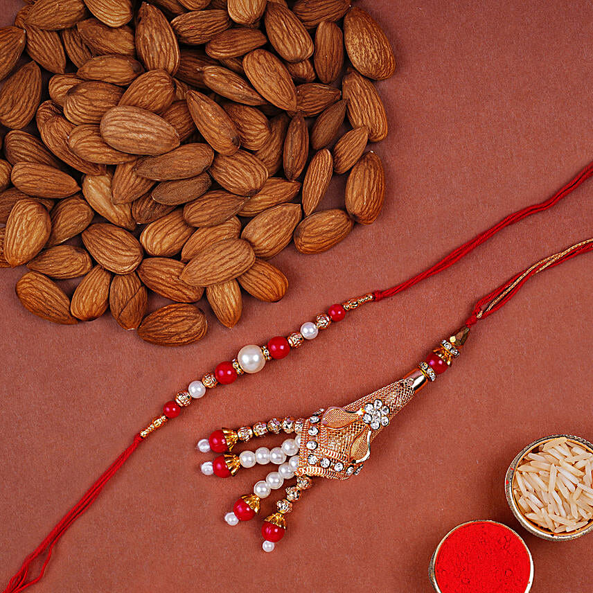 Fancy Lumba Set And Almonds