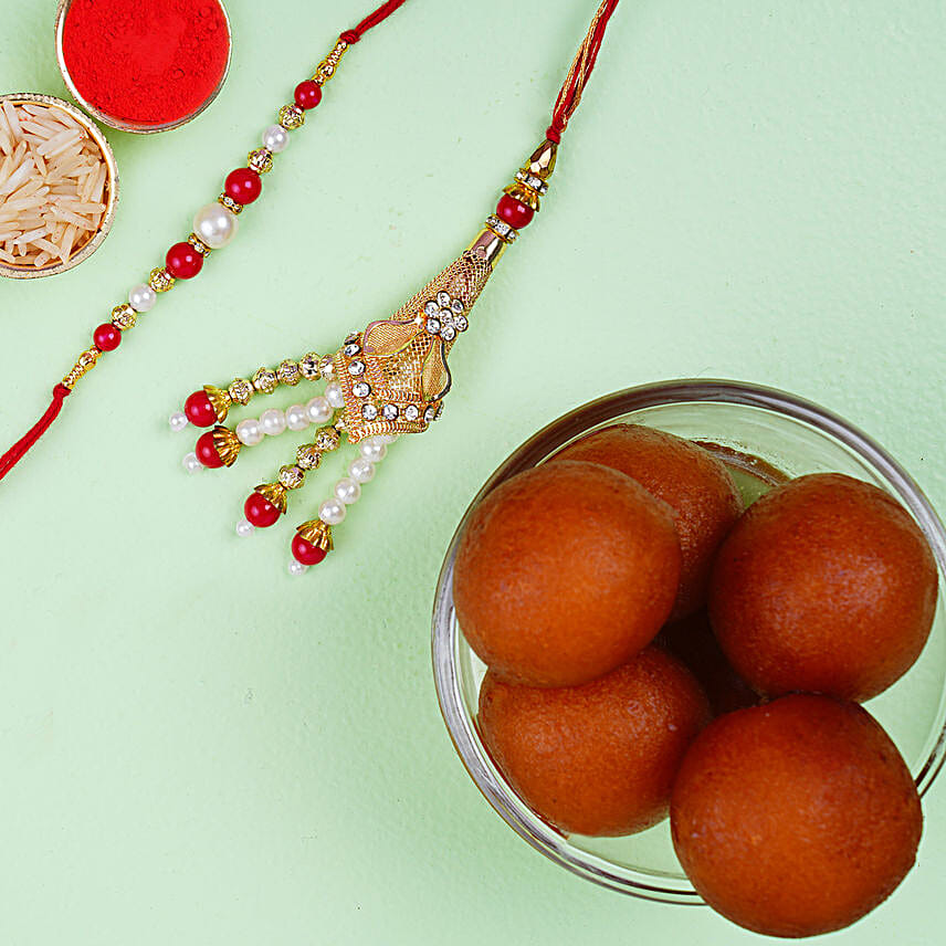 Fancy Lumba Set And Haldiram Gulab Jamun Tin