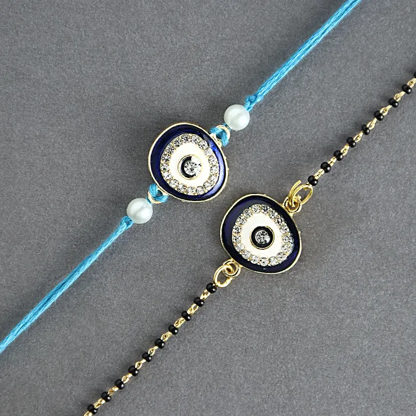 Feng Shui Guardian Evil Eye Rakhi Set