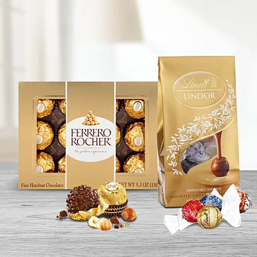 Ferrero Rocher And Lindt Lindors