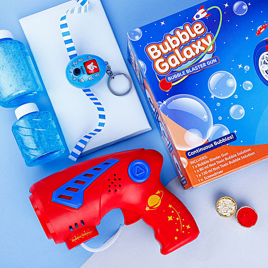 Fun Game Rakhi N Galaxy Bubble Maker Gun