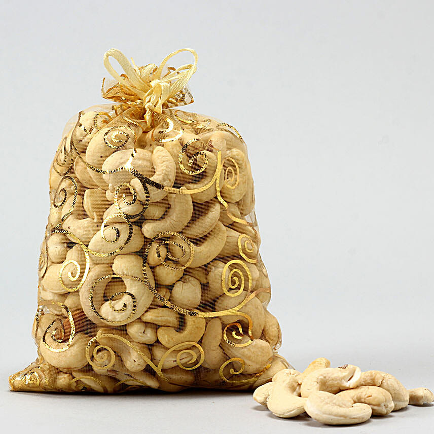 Ganesha Face Kids Rakhi And Cashew With Soan Papdi