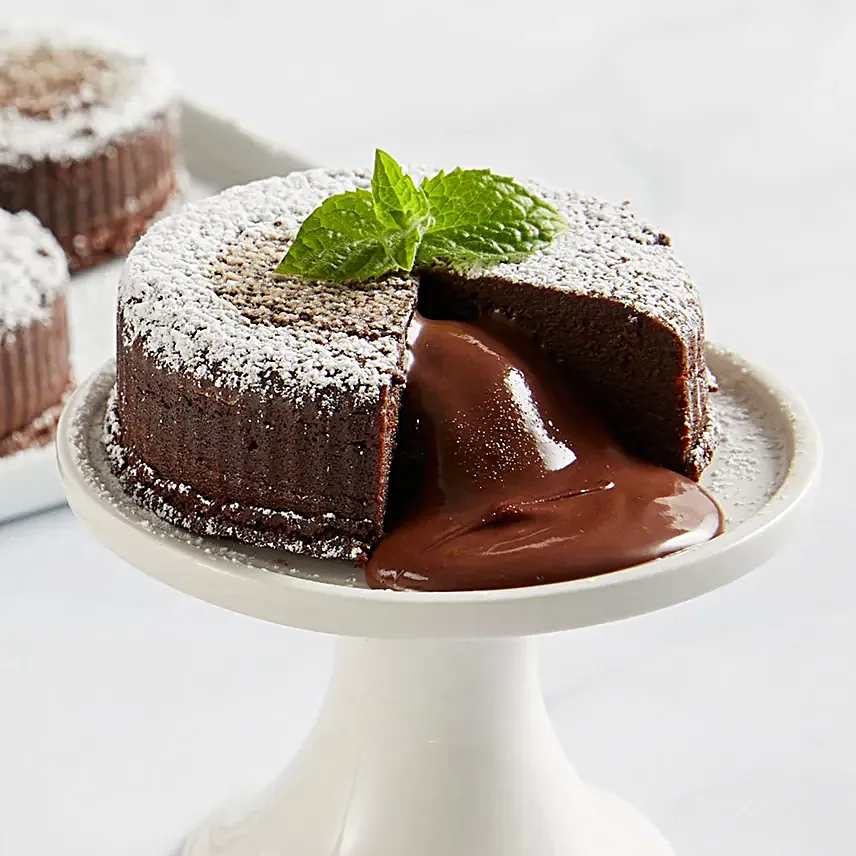 Gluten Free Chocolate Truffle Lava Cakes