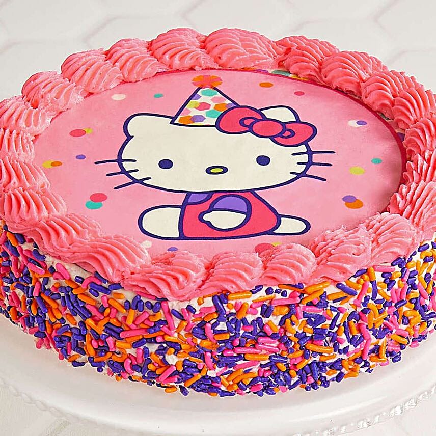 Hello Kitty Strawberry Cake