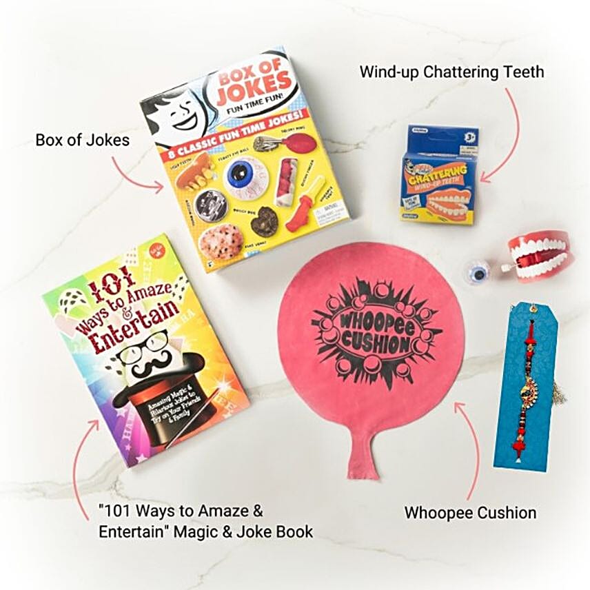 Krishna Playful Spirit Rakhi Set