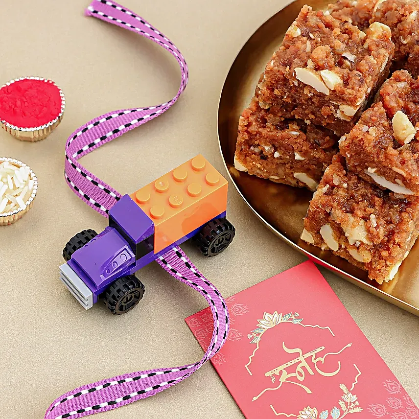 Lego Link Kids Toy Rakhi N Dodha Barfi Combo