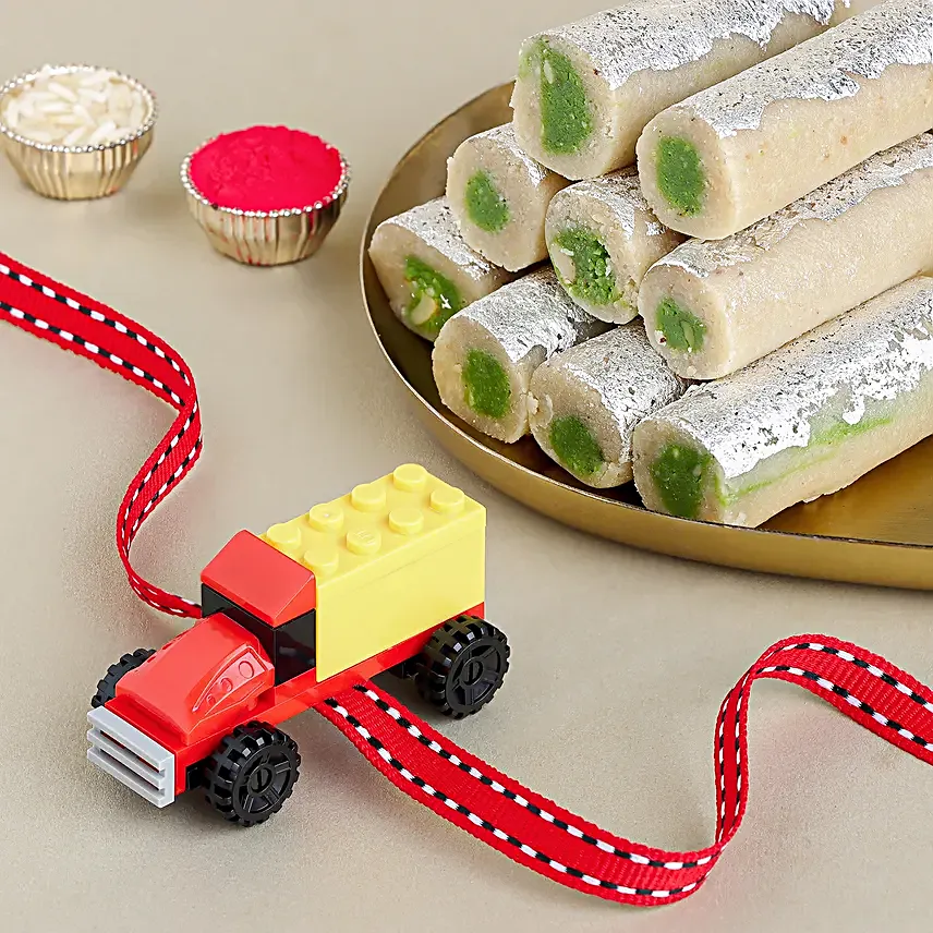 Lego Link Kids Toy Rakhi N Kaju Roll