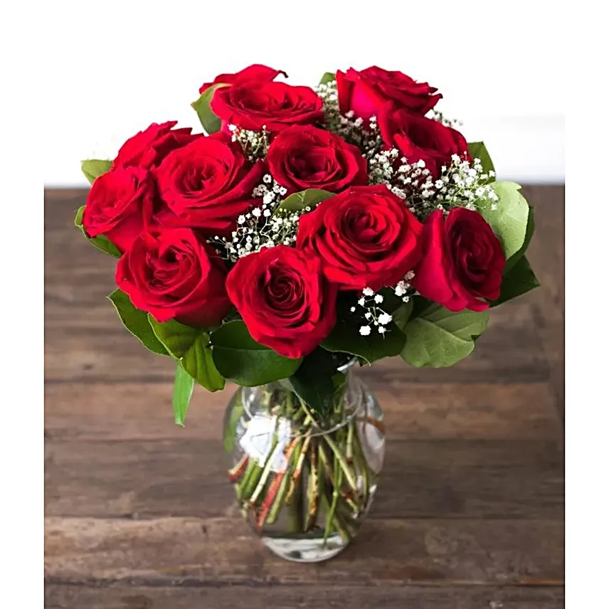 Love Emoji Red Rose Bouquet