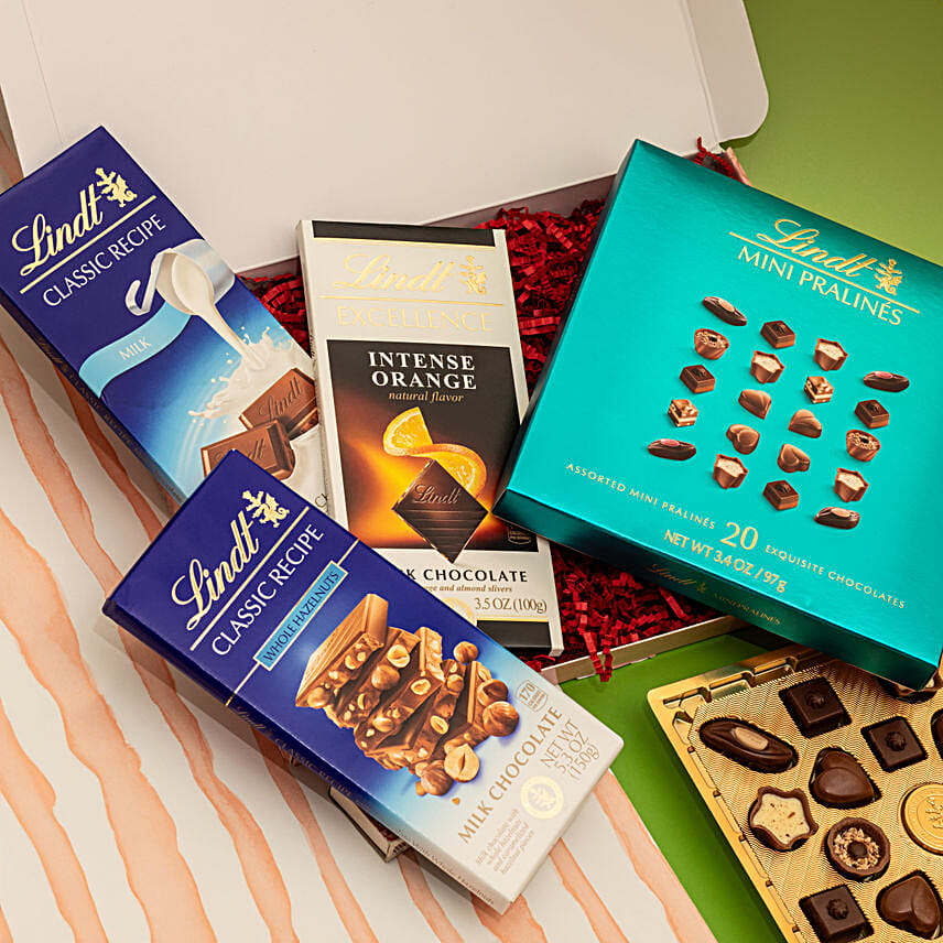 Luxe Lindt Chocolate Hamper