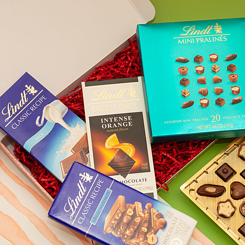 Luxe Lindt Chocolate Hamper