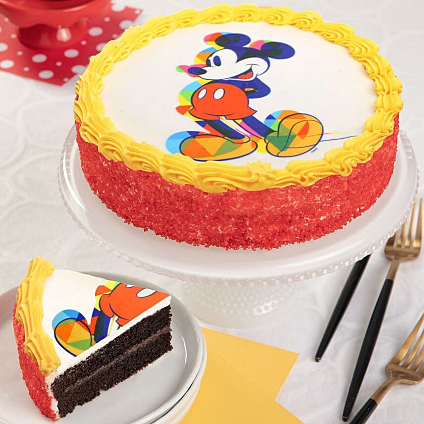 Mickey Mouse Chocolate Cake