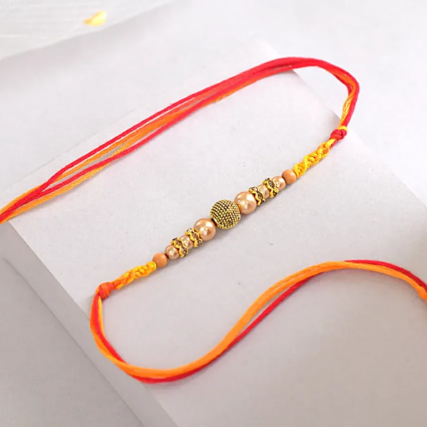 Pearly Love Bond Rakhi N Premium Cashews