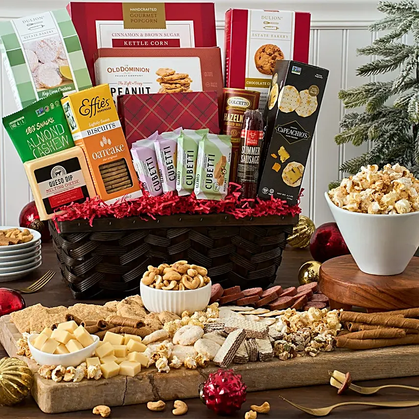Premium Snack Gift Basket