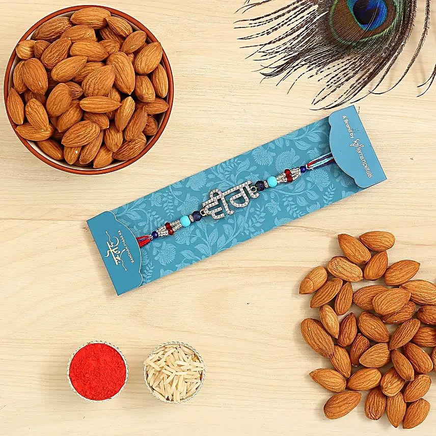 Punjabi Veera Rakhi And Healthy Almonds