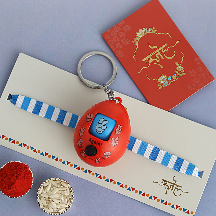 Push Button Game Rakhi N Stunt Roller Car