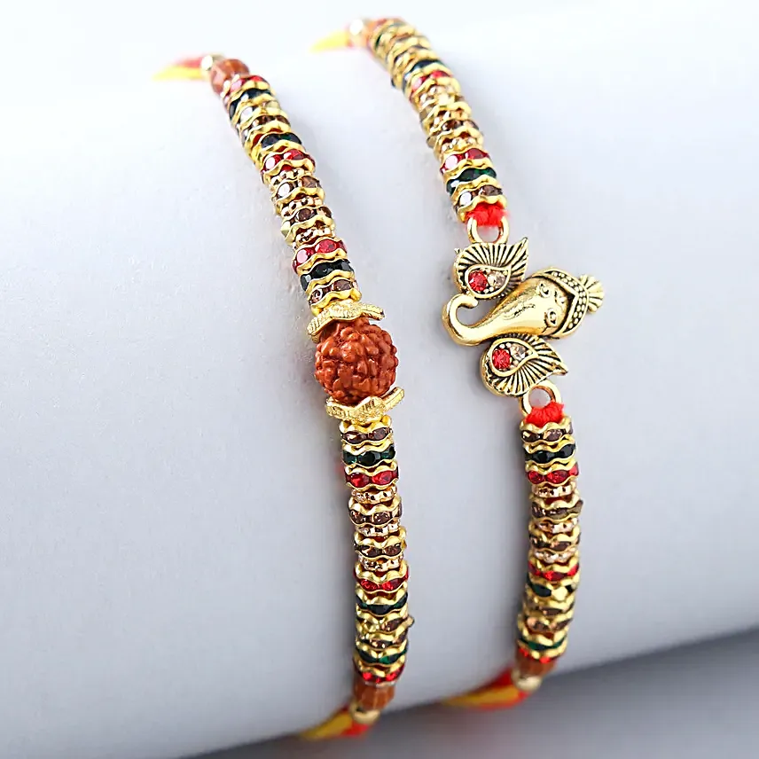 Shree Rakhi Set and Ferrero Rocher