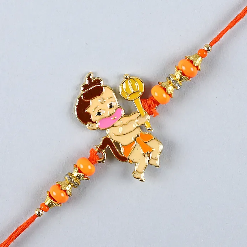 Sneh Bal Hanuman Kids Rakhi & Assorted Cookie Basket