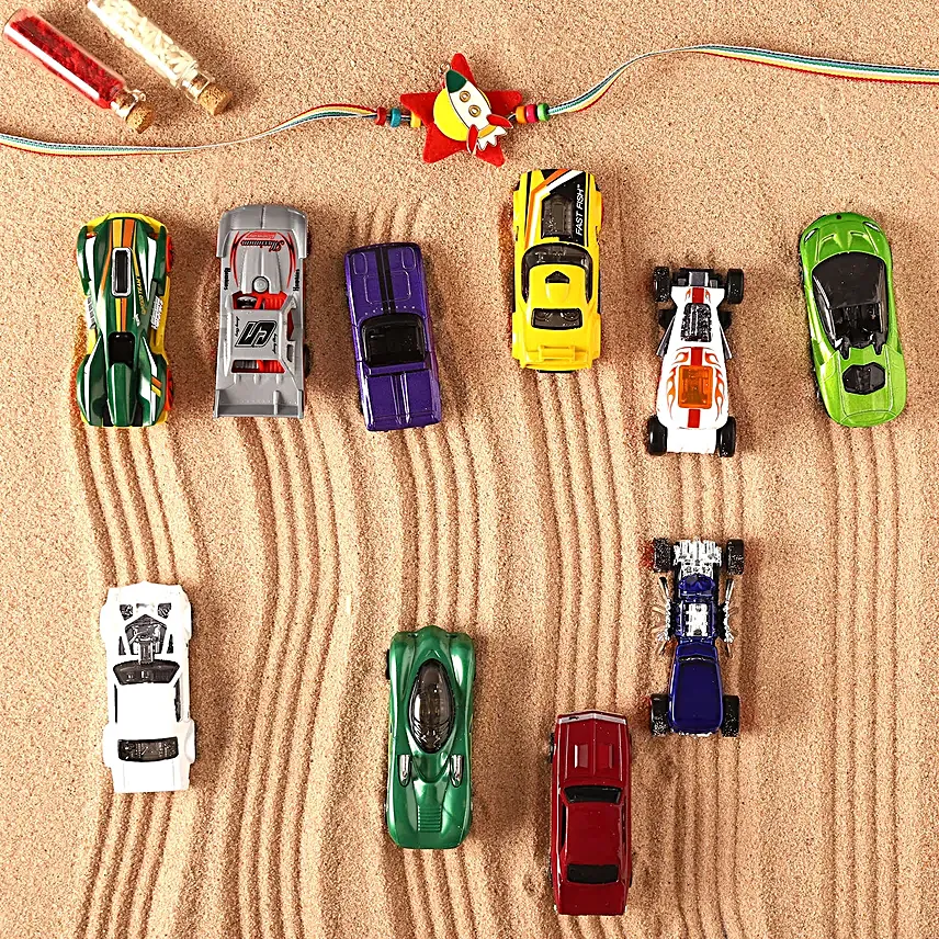 Sneh Cute Kids Rakhi & Hot Wheels
