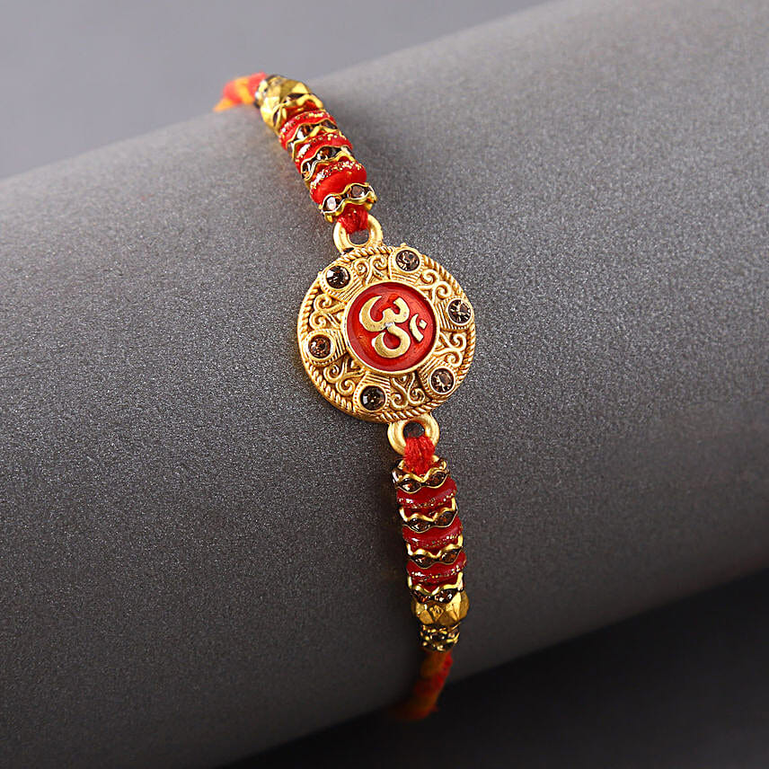 Sneh Holy Om Rakhi & Lindt Bar