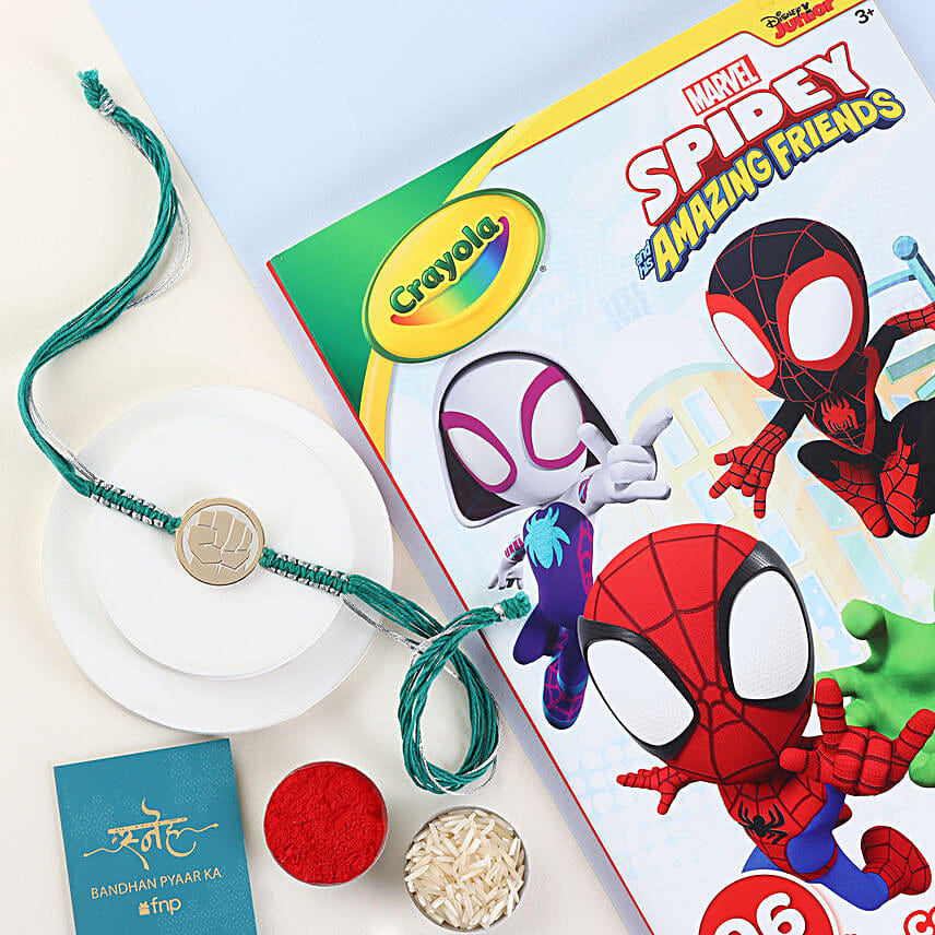 Sneh Hulk Kids Rakhi N Colouring Book