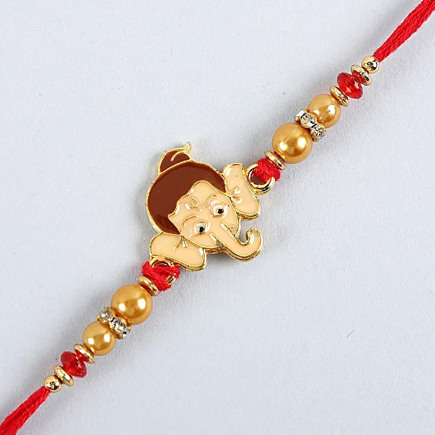 Sneh Kids Ganesha Rakhi N Crayola Set