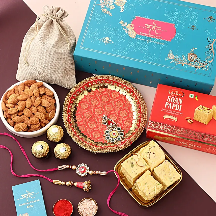 Sneh Meenakari Bhaiya Bhabhi Rakhi N Delectable Chocolate Treat