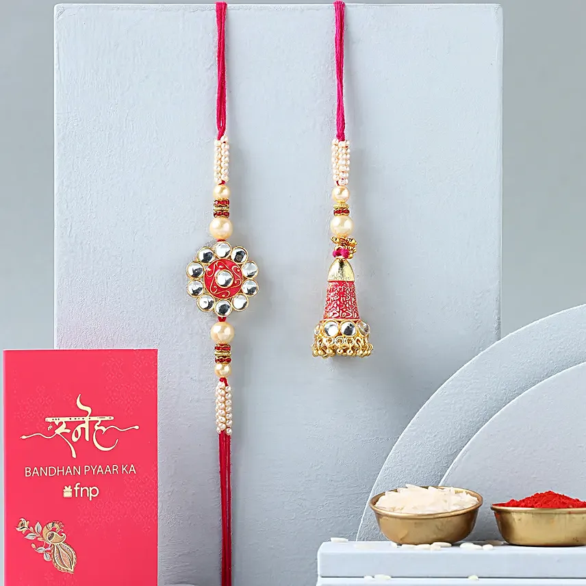 Sneh Meenakari Bhaiya Bhabhi Rakhi N Lindt Excellence