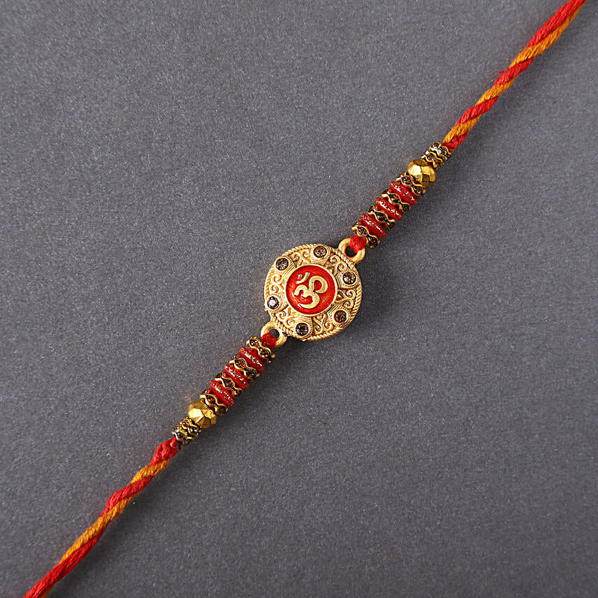 Sneh Om Rakhi With Soan Papdi & Almonds