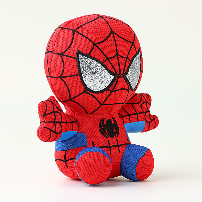 Sneh Spiderman Marvel Rakhi N Plush Toy N Chocolate Delight