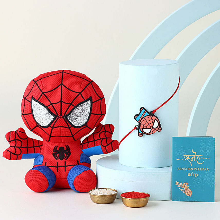 Sneh Spiderman Marvel Rakhi N Plush Toy