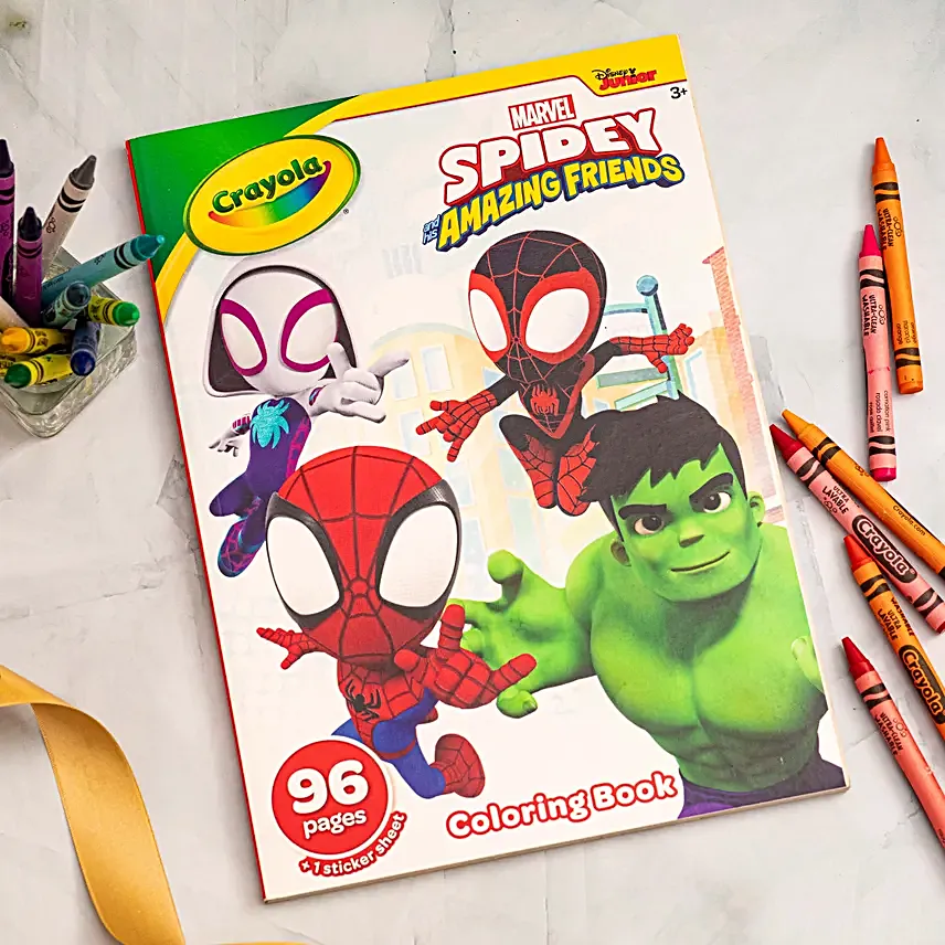 Spider Man Colour Pack N Chocolates