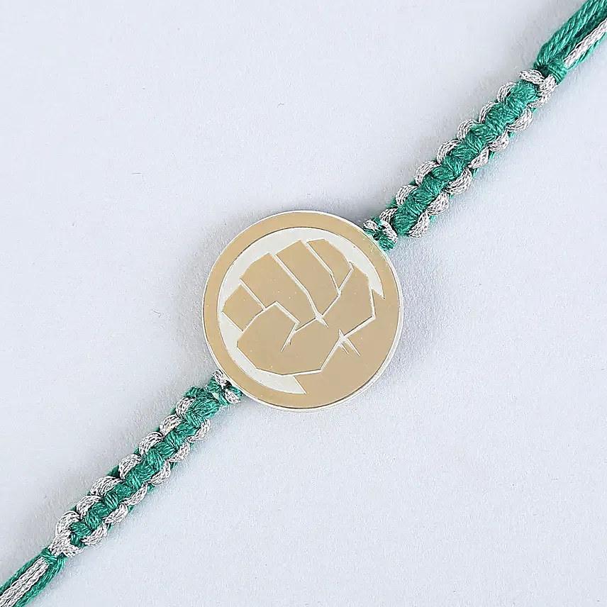 Superhero Metal Hulk Rakhi For Kids