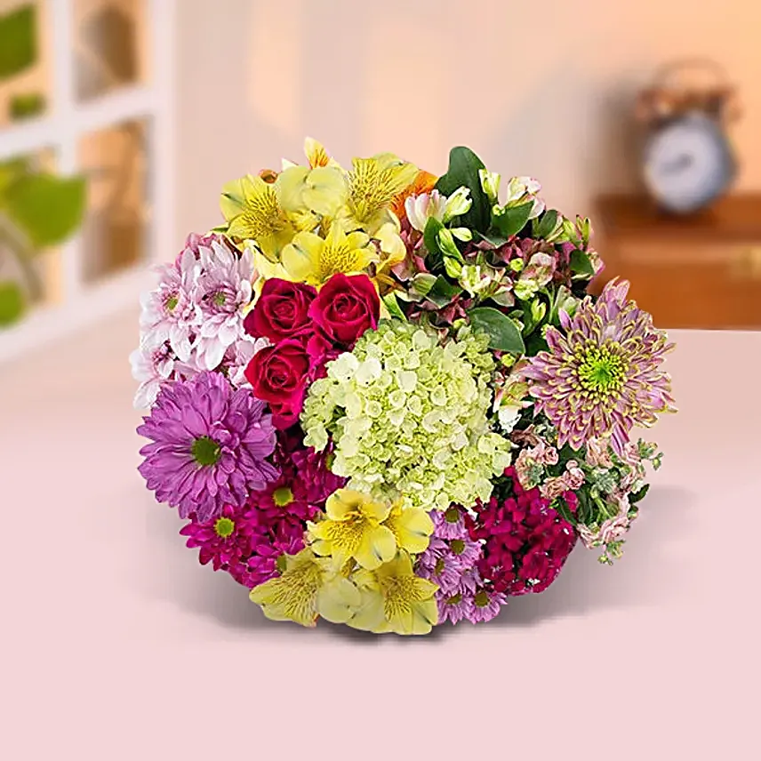 The flowers combination with Ferrero