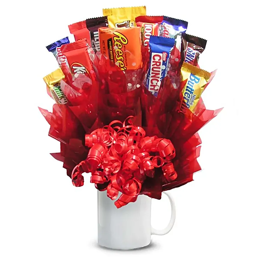Valentines Day Candy Bouquet