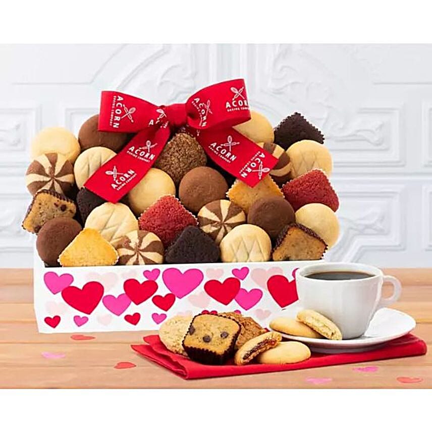 Valentines Day Cookie And Brownie Gift Crate
